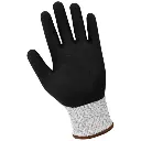 GUANTE CON RESISTENCIA AL CORTE ANSI 4 CON FIBRA HPPE GRIS T-8 SAFE-FIT CR611MF PAQ 12 PARES